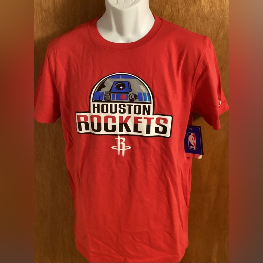 Star Wars R2-D2  / Houston Rockets New Era T-Shirt Sz.M